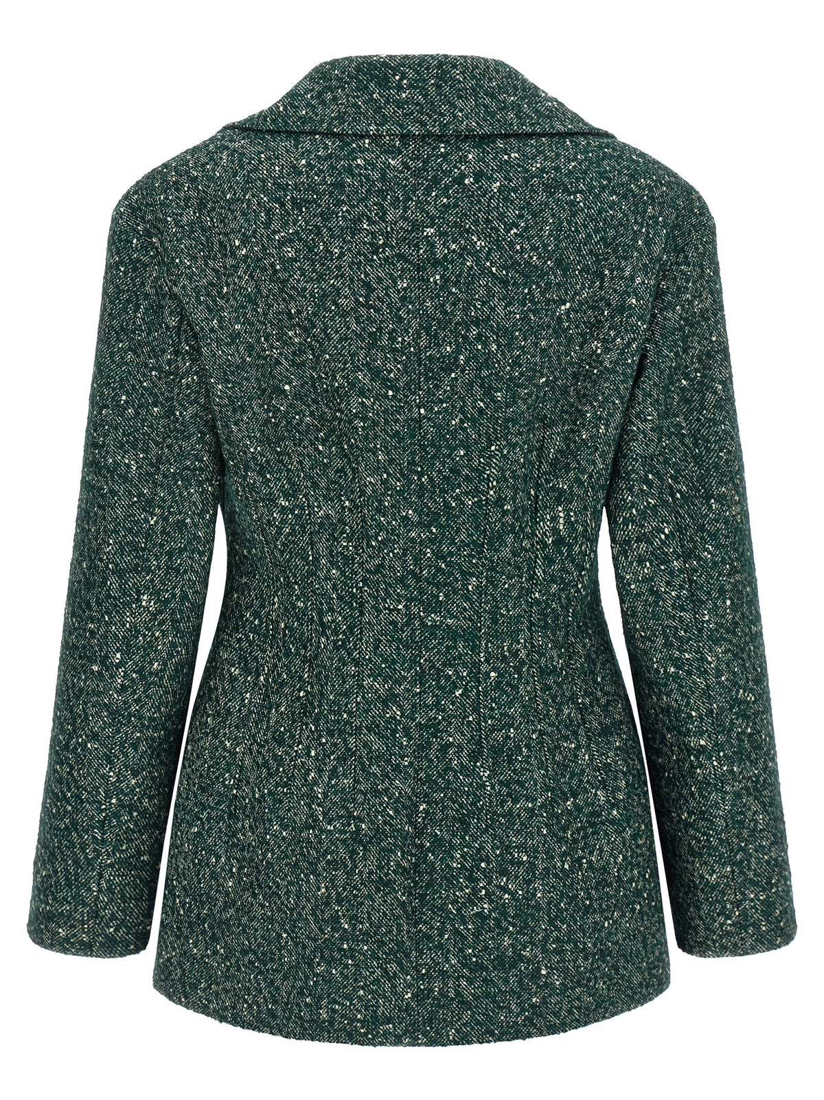 Max Mara Bicolor Virgin Wool Women's Blazer
