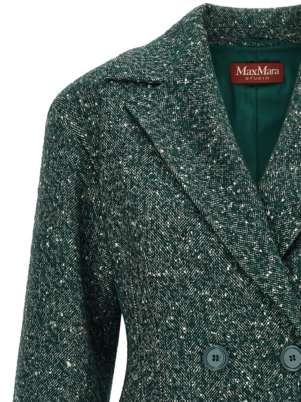 Max Mara Bicolor Virgin Wool Women's Blazer