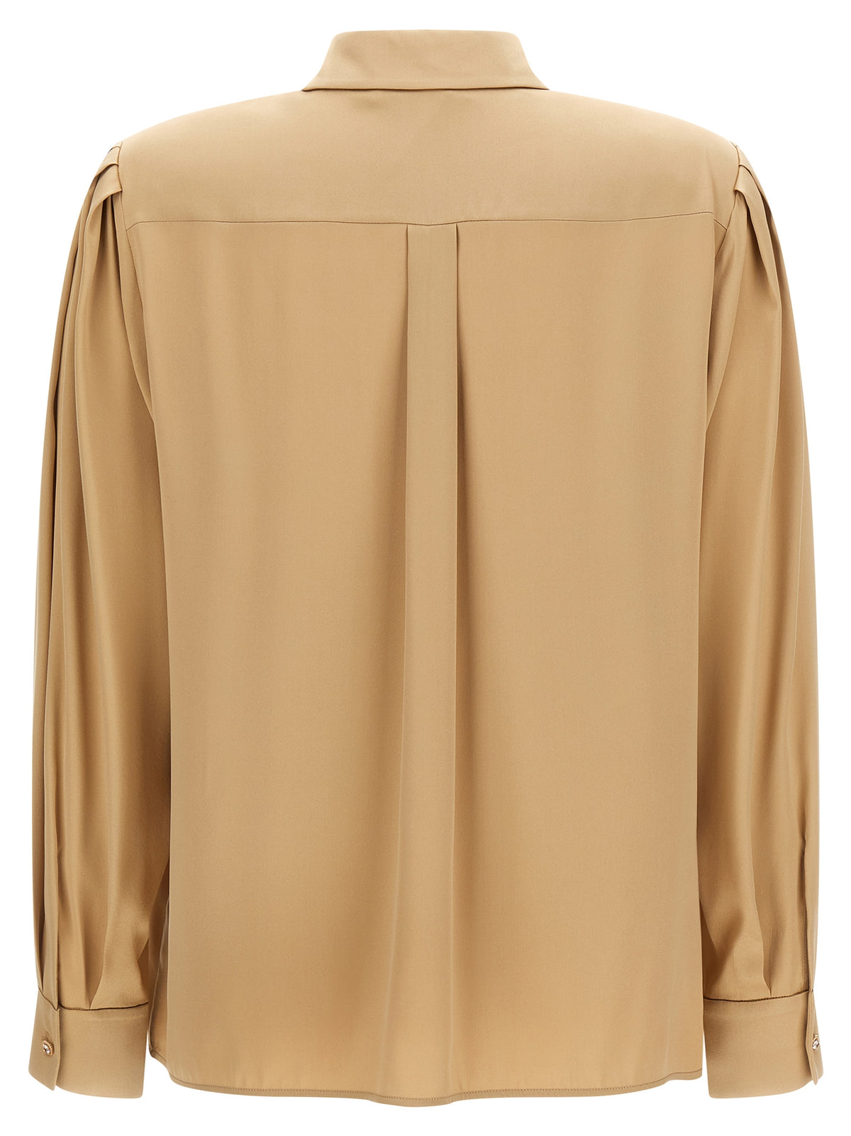 Max Mara Beige Silk Women's Blouse