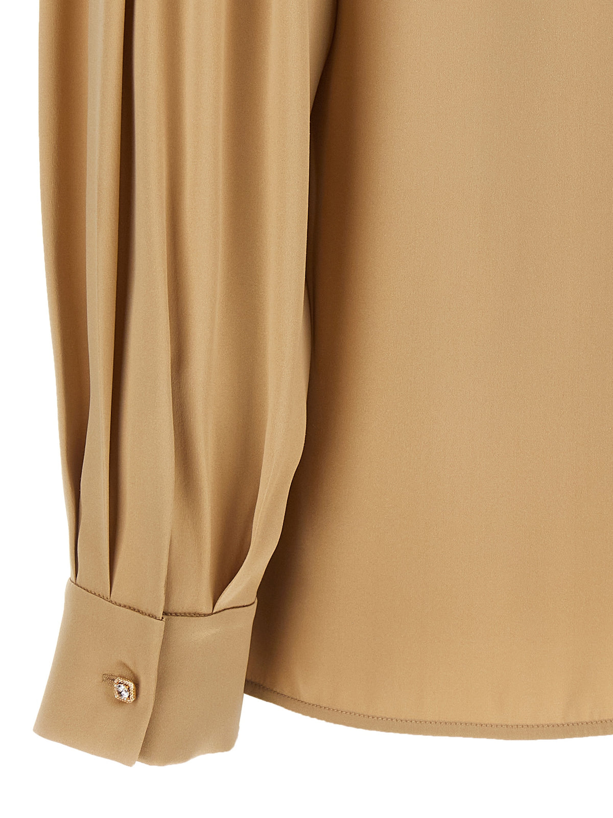 Max Mara Beige Silk Women's Blouse
