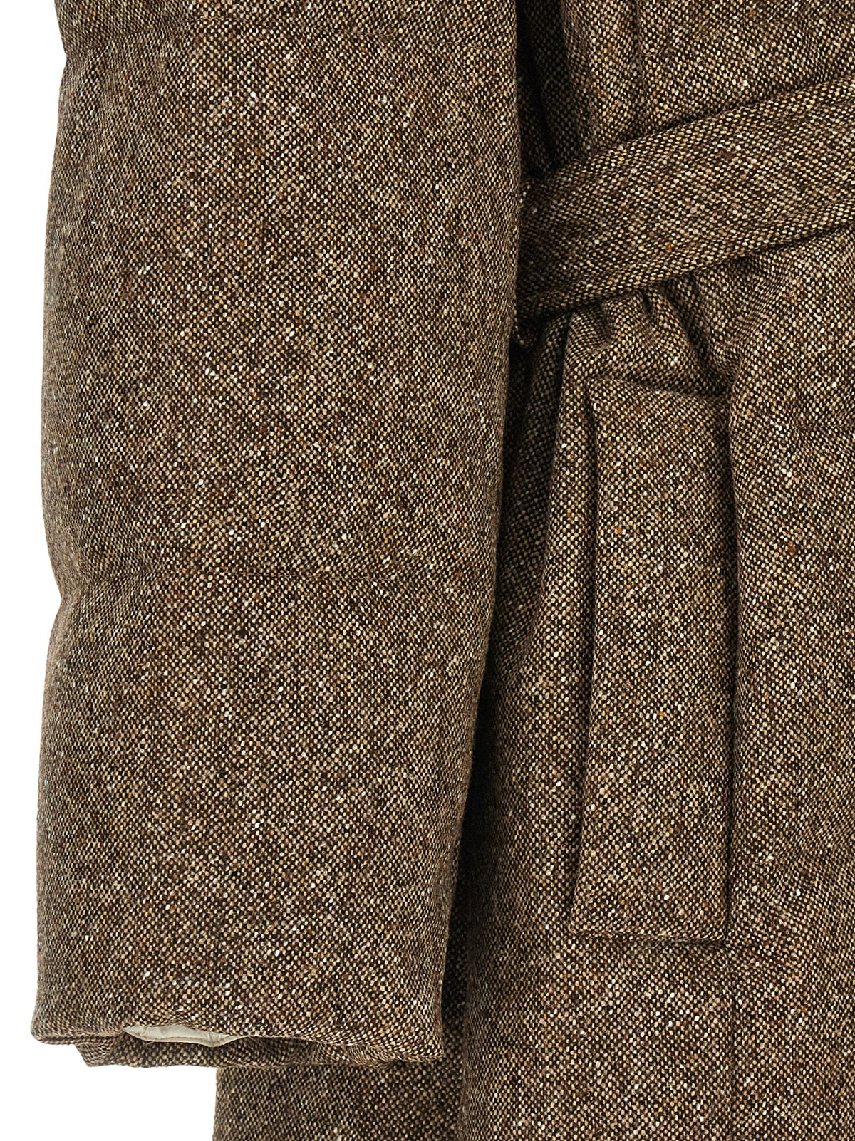 Brunello Cucinelli Brown Virgin Wool Women's Coat