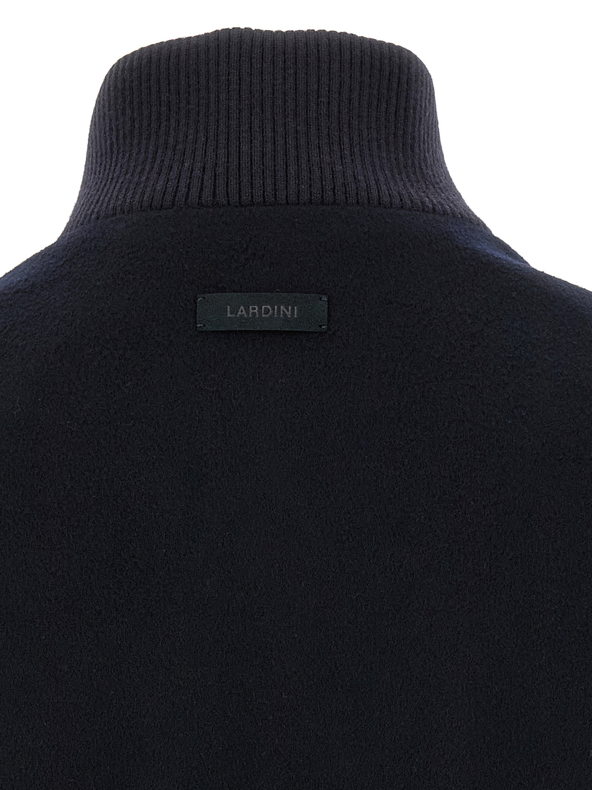 Lardini Blue Virgin Wool Full-Length Men's Jacket