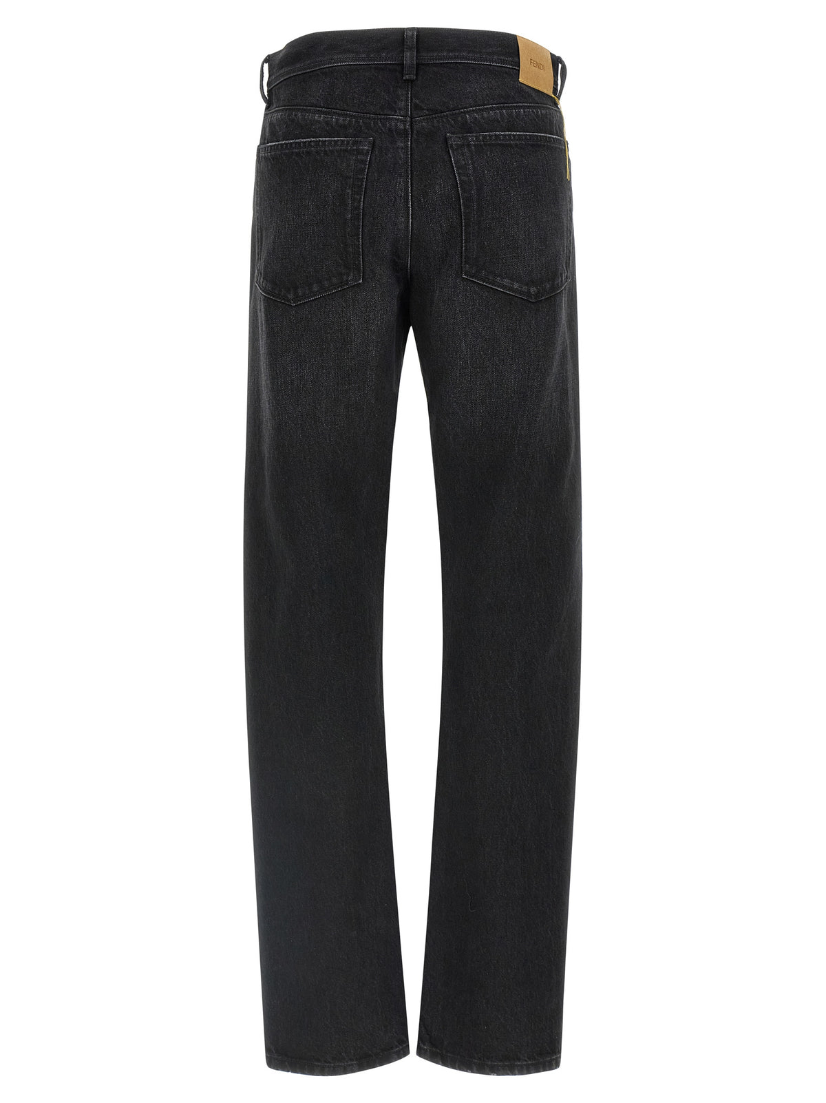 Fendi Black Cotton Jeans Women's Denim