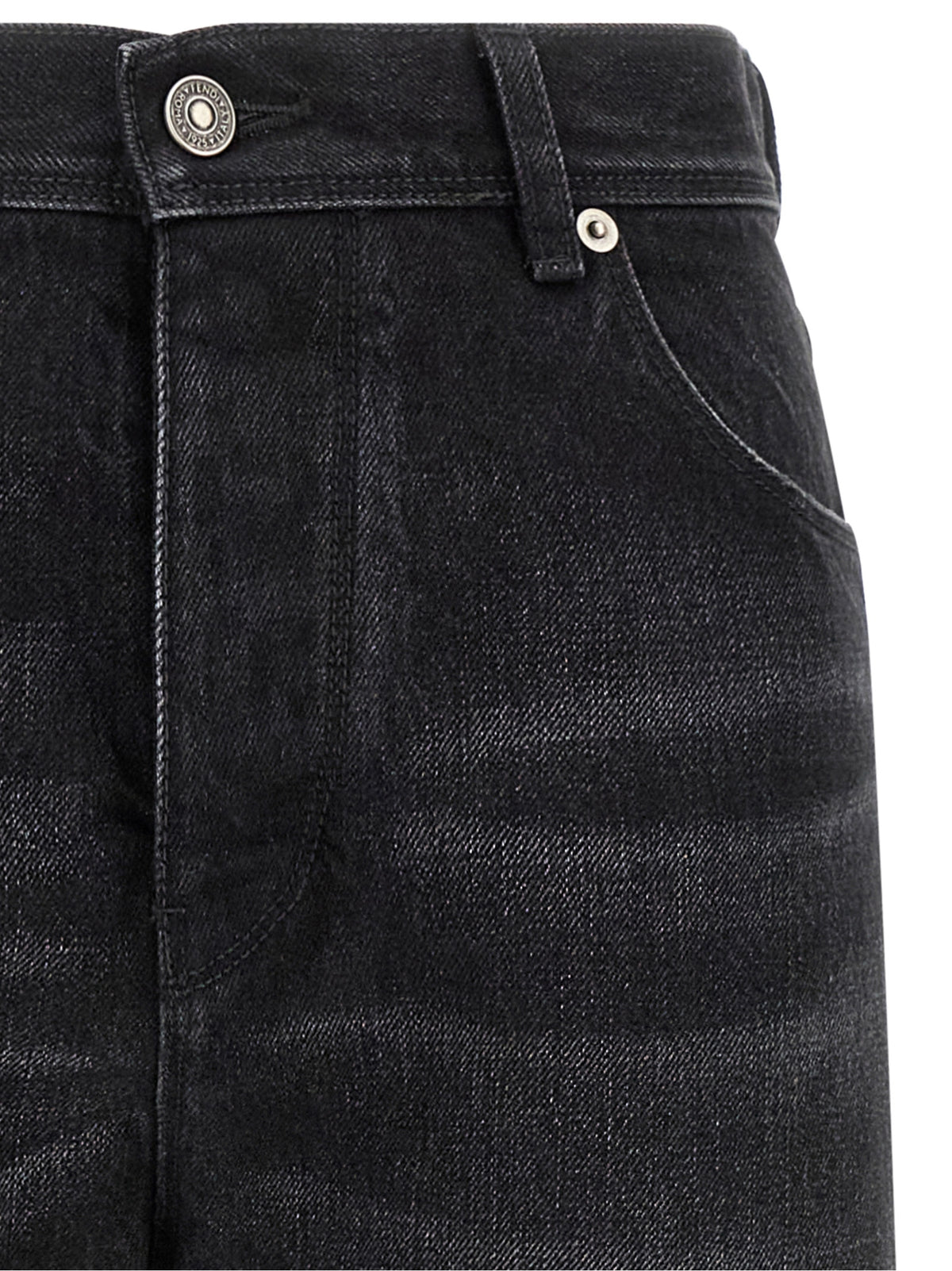 Fendi Black Cotton Jeans Women's Denim