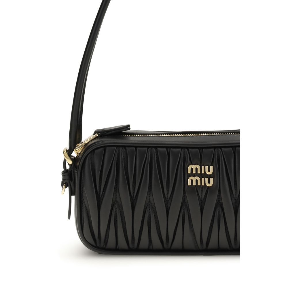 Miu Miu Black Lamb Ovis Aries Women's Wallet