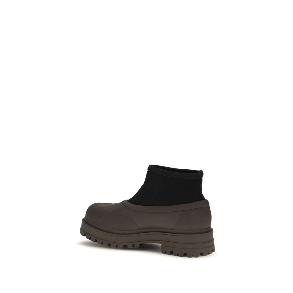 TRETORN Brown Rubber Ankle Women's Boots