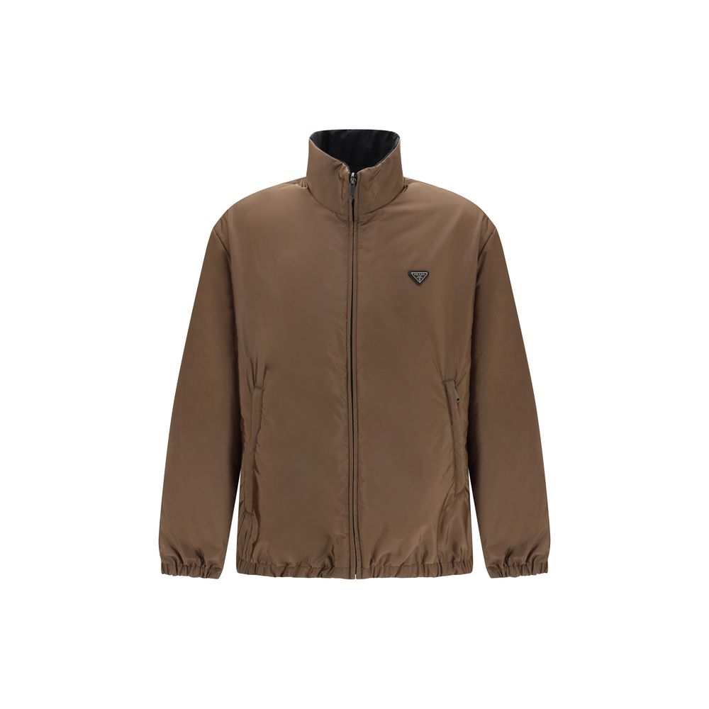 Prada Multicolor Recycled Polyamide Full-Length Men's Jacket