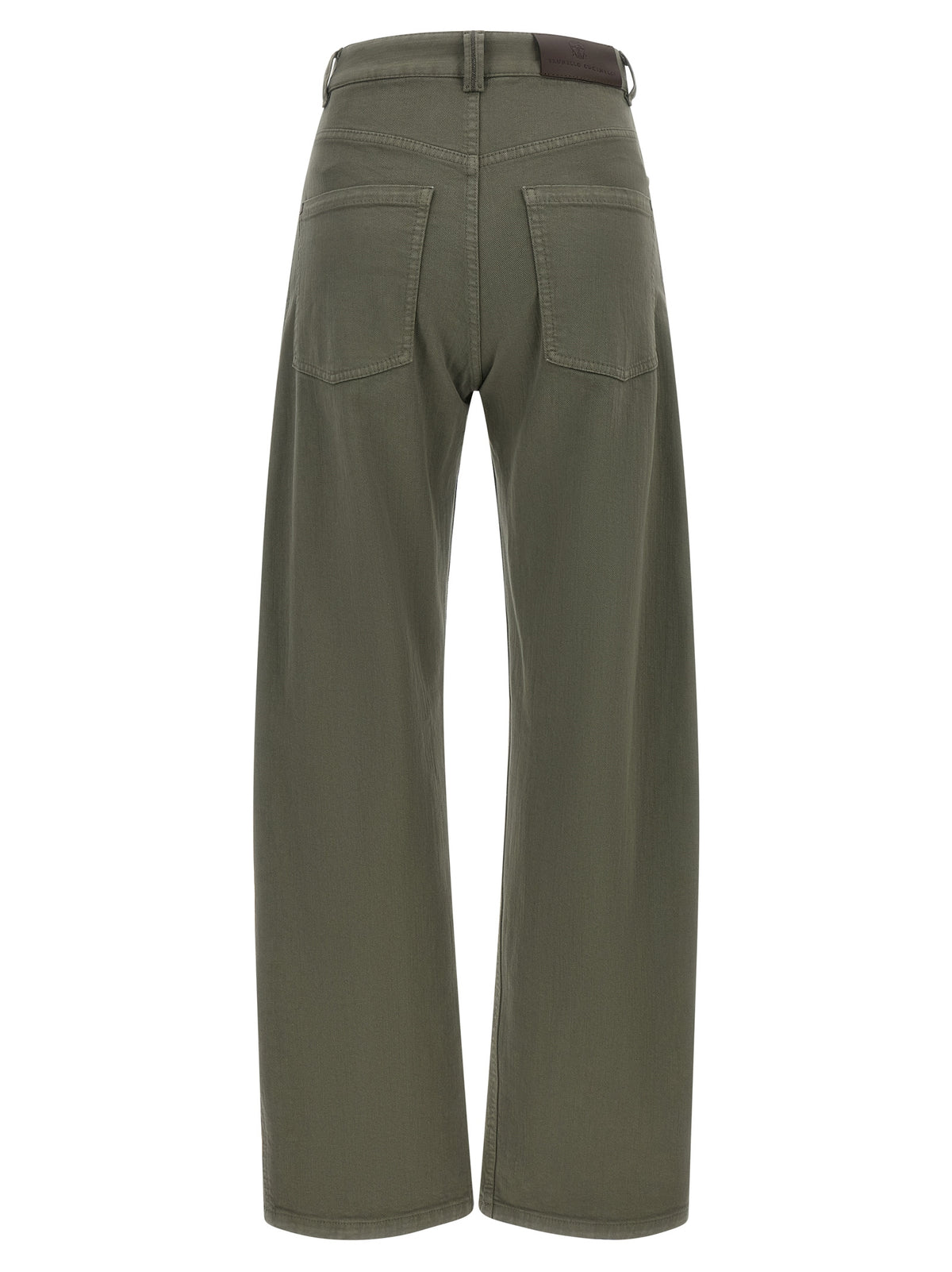 Brunello Cucinelli Bicolor Cotton Jeans Women's Denim