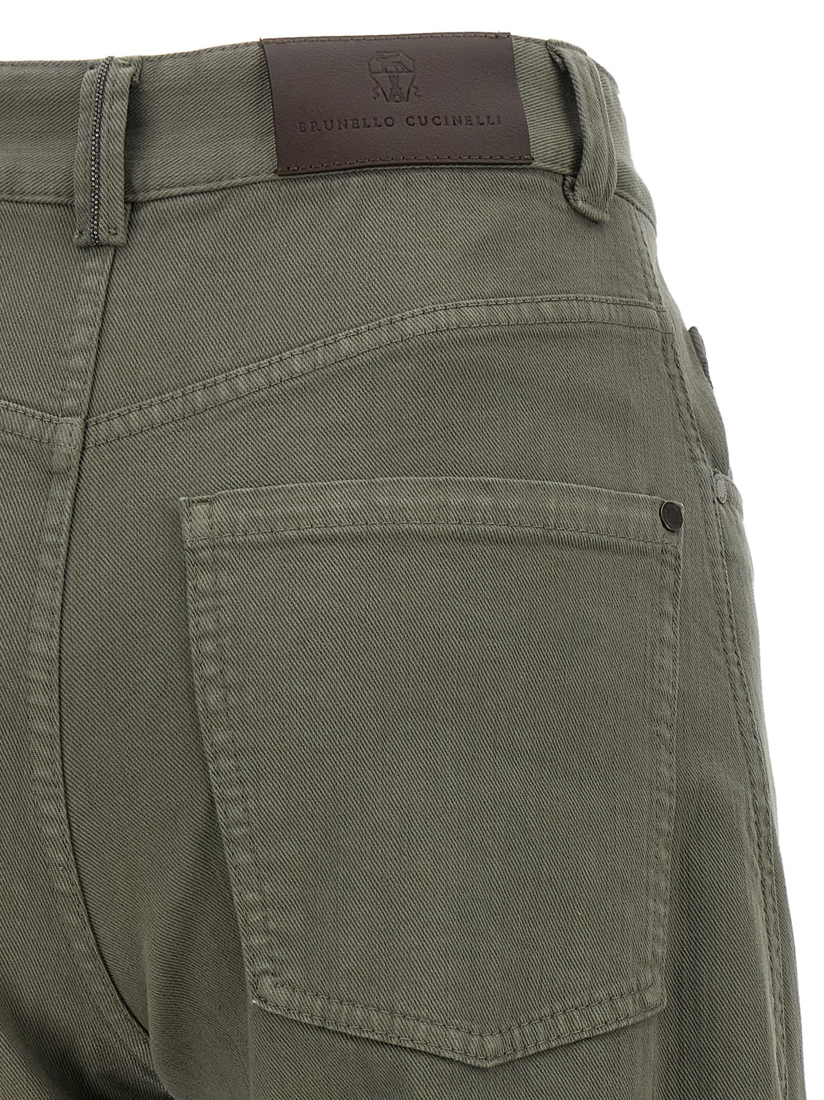 Brunello Cucinelli Bicolor Cotton Jeans Women's Denim