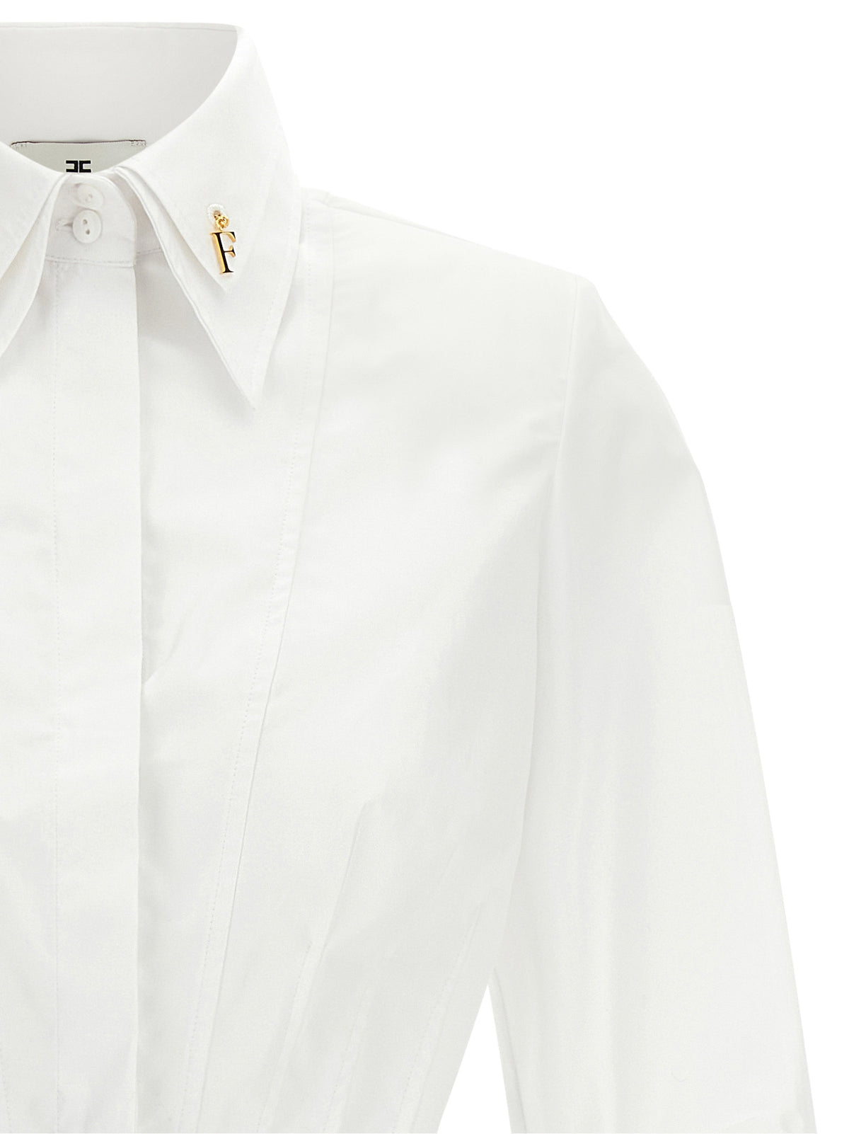 Elisabetta Franchi White Cotton Women's Blouse