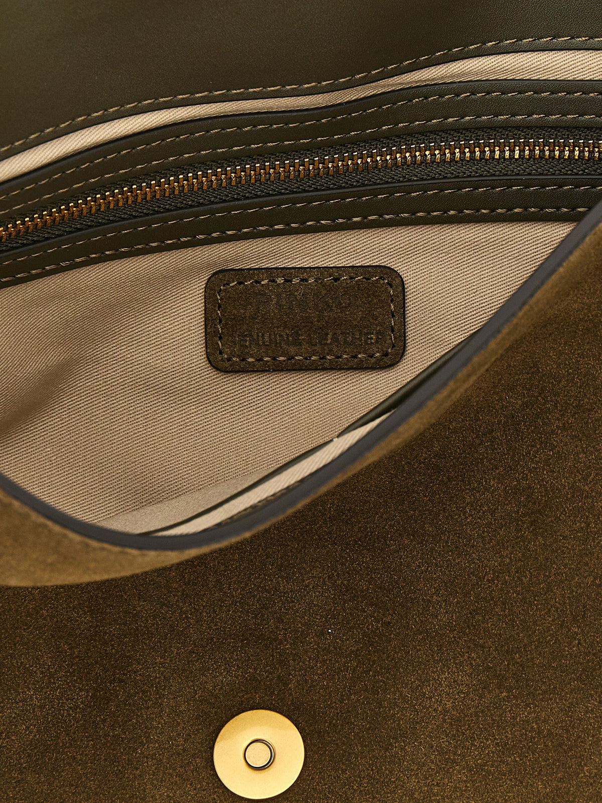 PINKO Bicolor Calfskin Crossbody Women's Bag