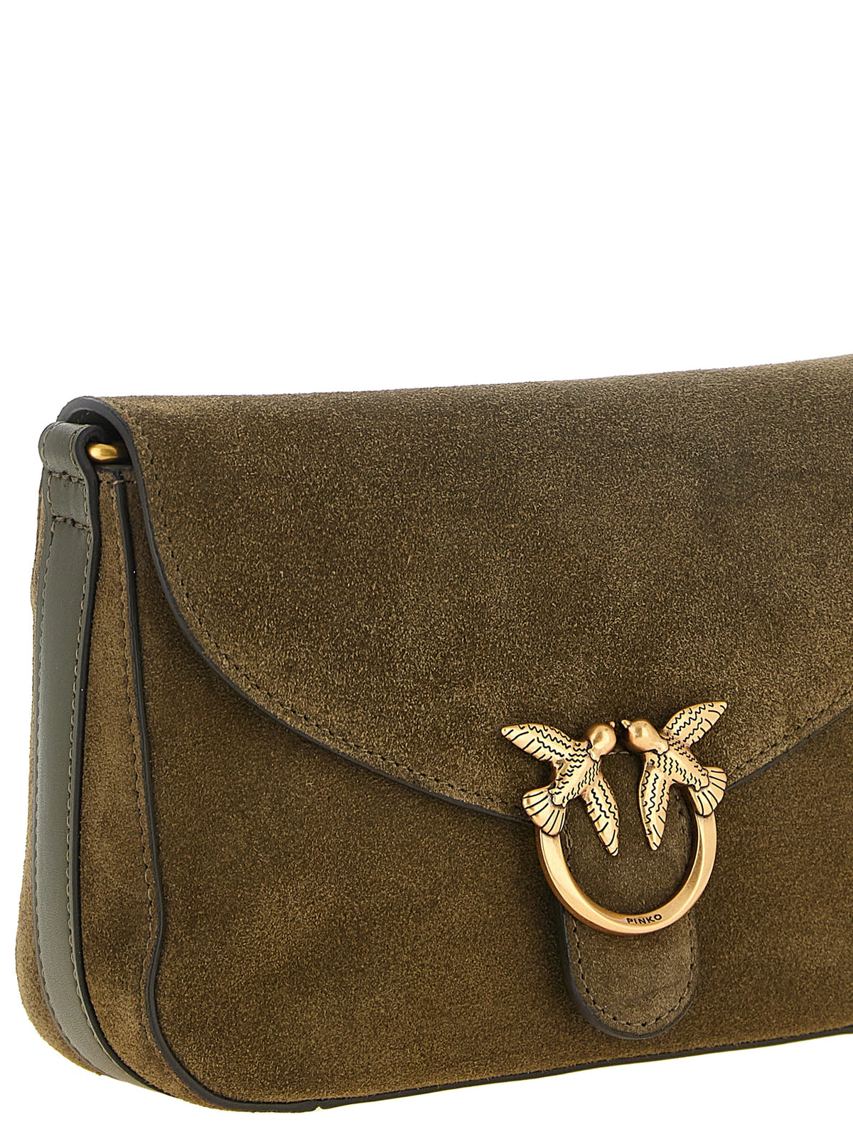 PINKO Bicolor Calfskin Crossbody Women's Bag