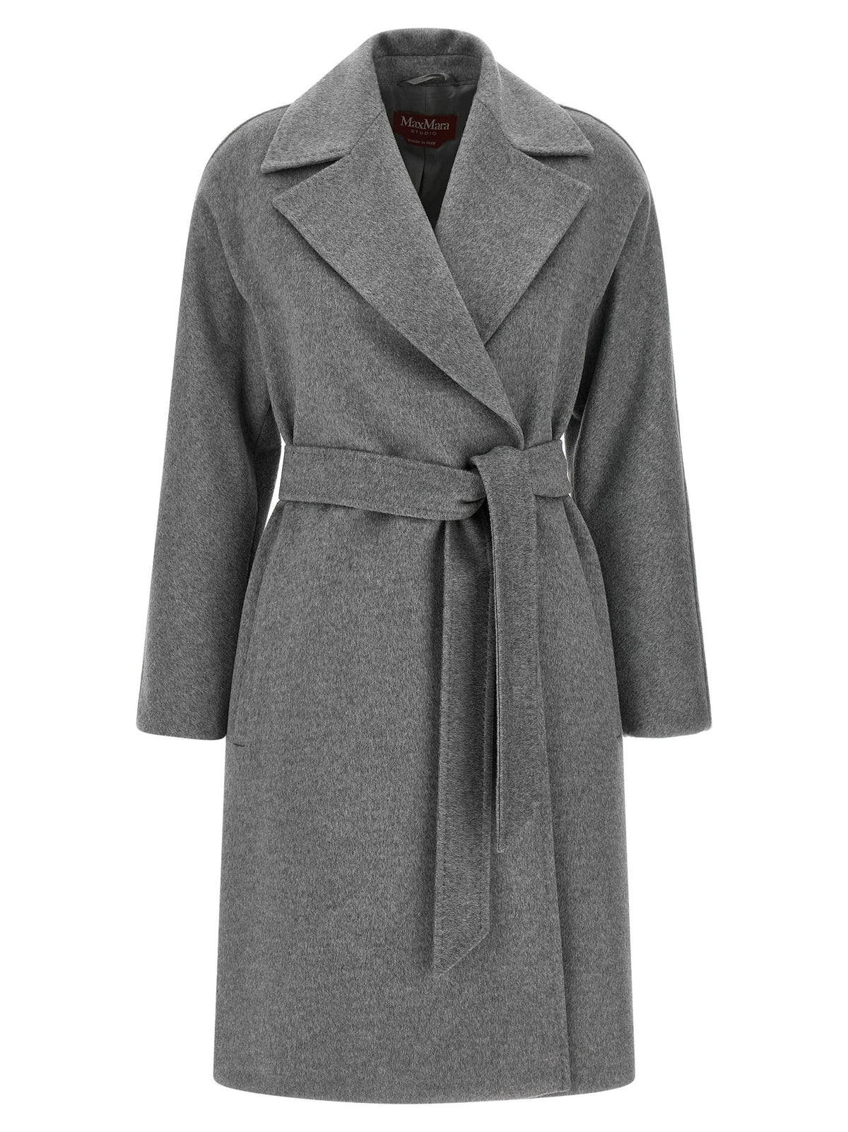Max Mara Gray Wool Women's Coat