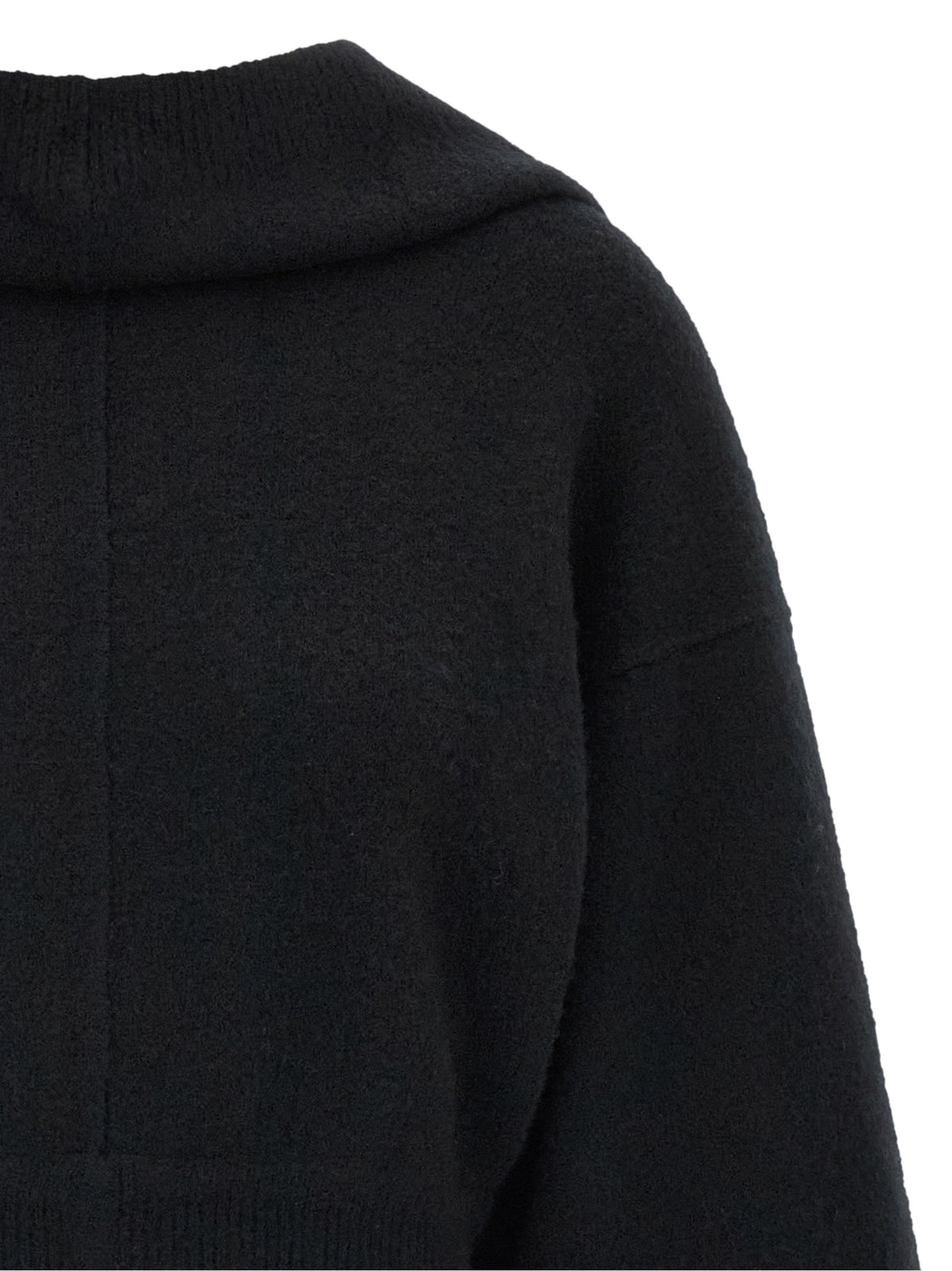 Rick Owens Black Cashmere Women's Sweatshirt