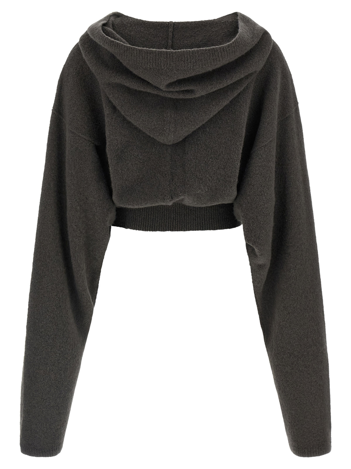 Rick Owens Gray Cashmere Women's Hoodie