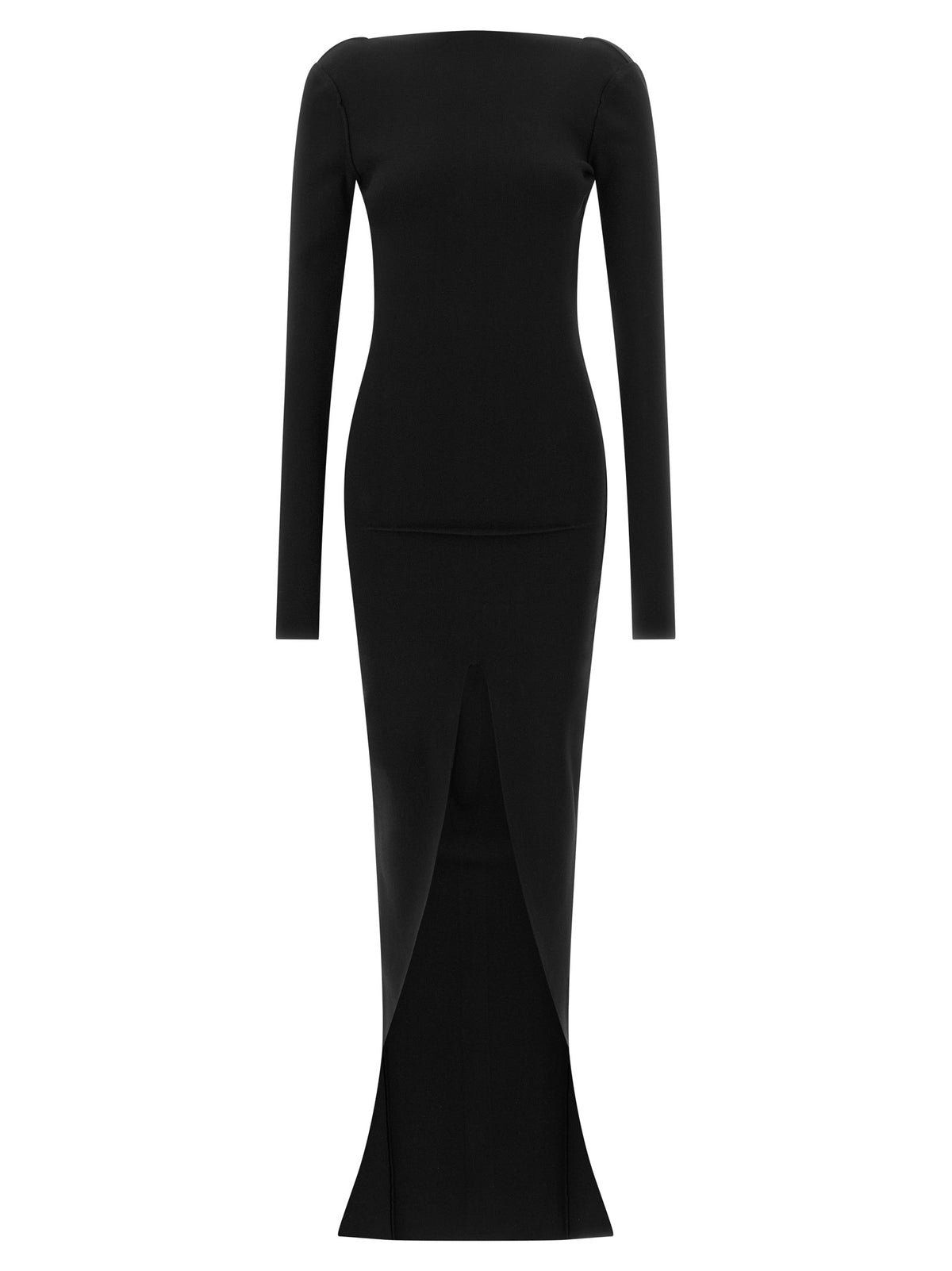 Rick Owens Black Viscose Long Women's Dress
