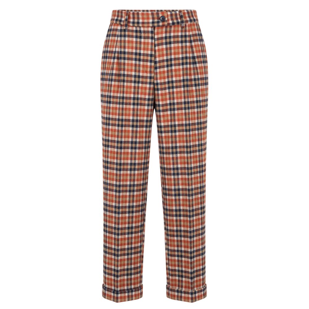 Baldinini Trend Orange Wool Women Women's Pants
