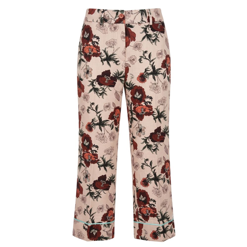 Baldinini Trend Pink Cotton Women Women's Pant