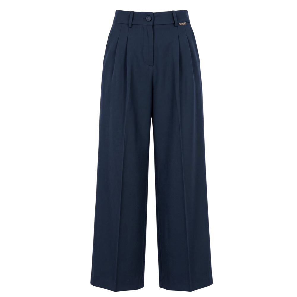 Baldinini Trend Blue Viscose Women Women's Pants