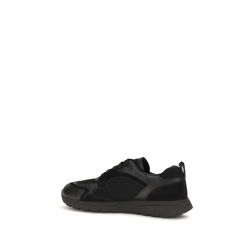 Prada Black Fabric Athletic Men's Sneakers