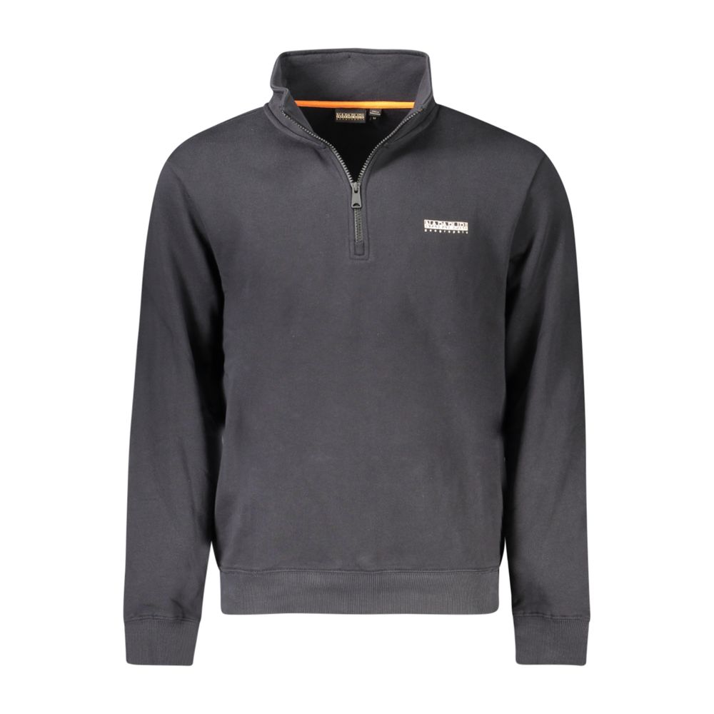 Napapijri Black Cotton Mens Men's Sweatshirt