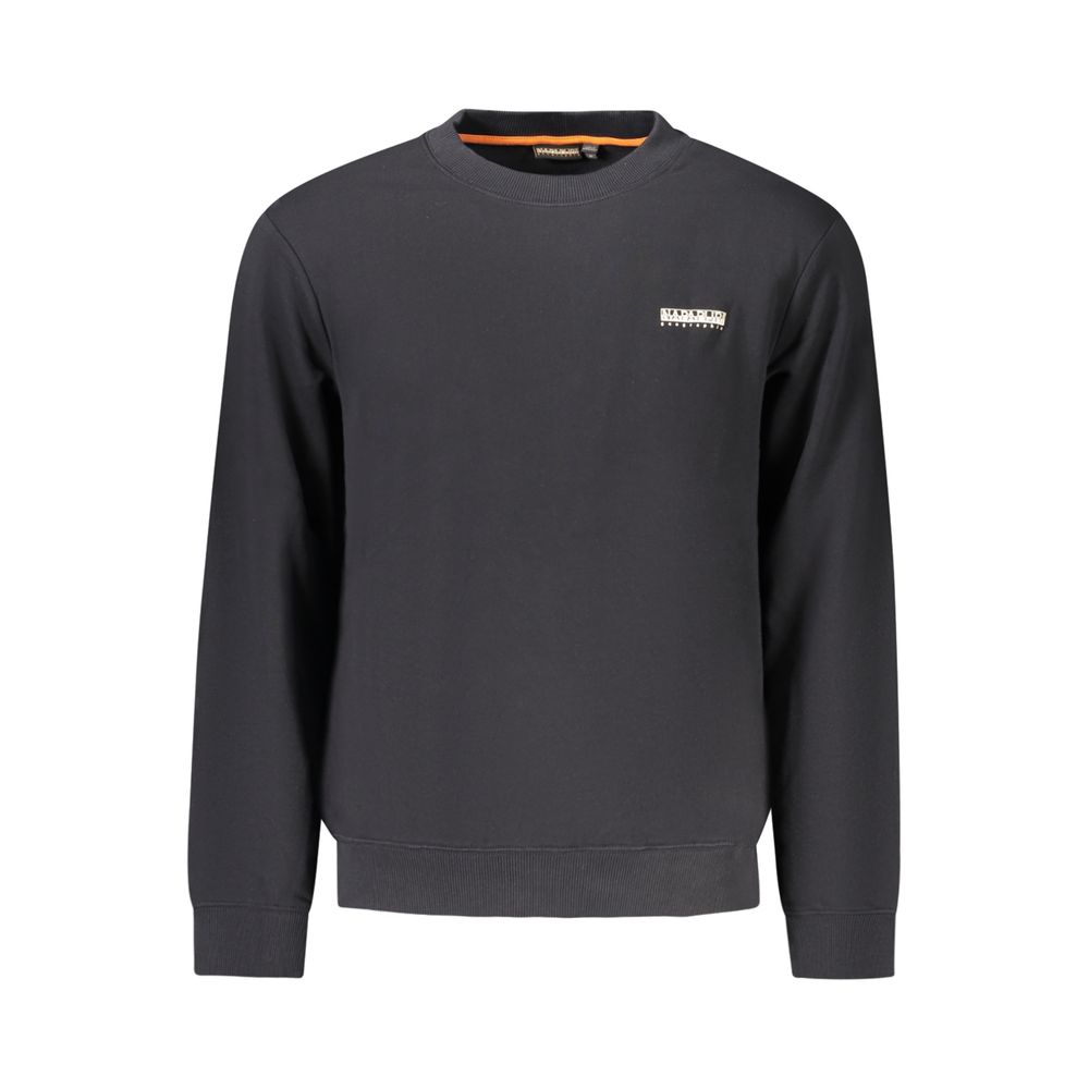 Napapijri Black Cotton Men's Men's Sweatshirt
