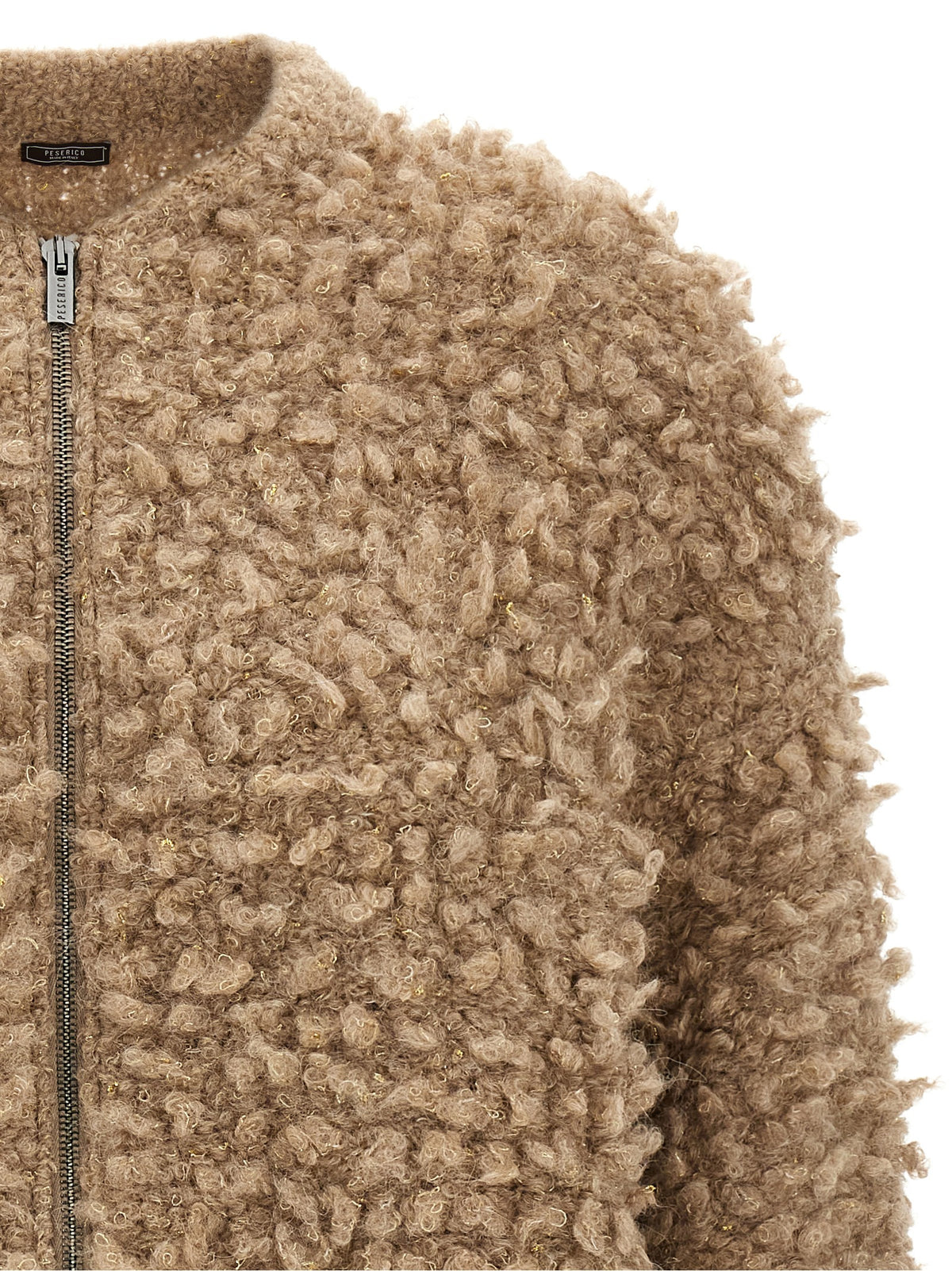 Peserico Beige Wool Women's Bomber