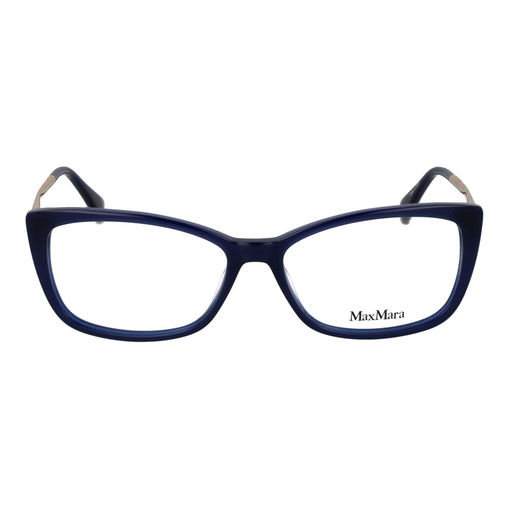 Max Mara Blue Acetate Glasses Women's (Frames)