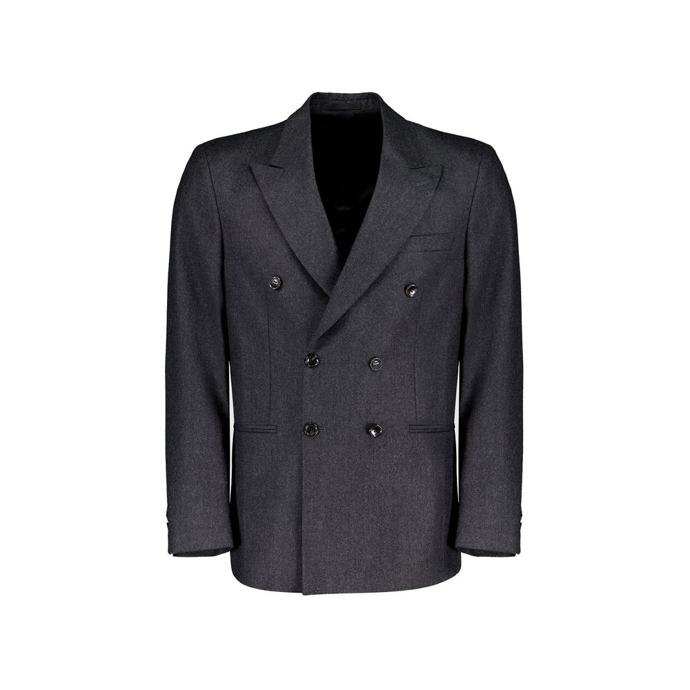 Autore Gray Wool Full-Length Men's Jacket
