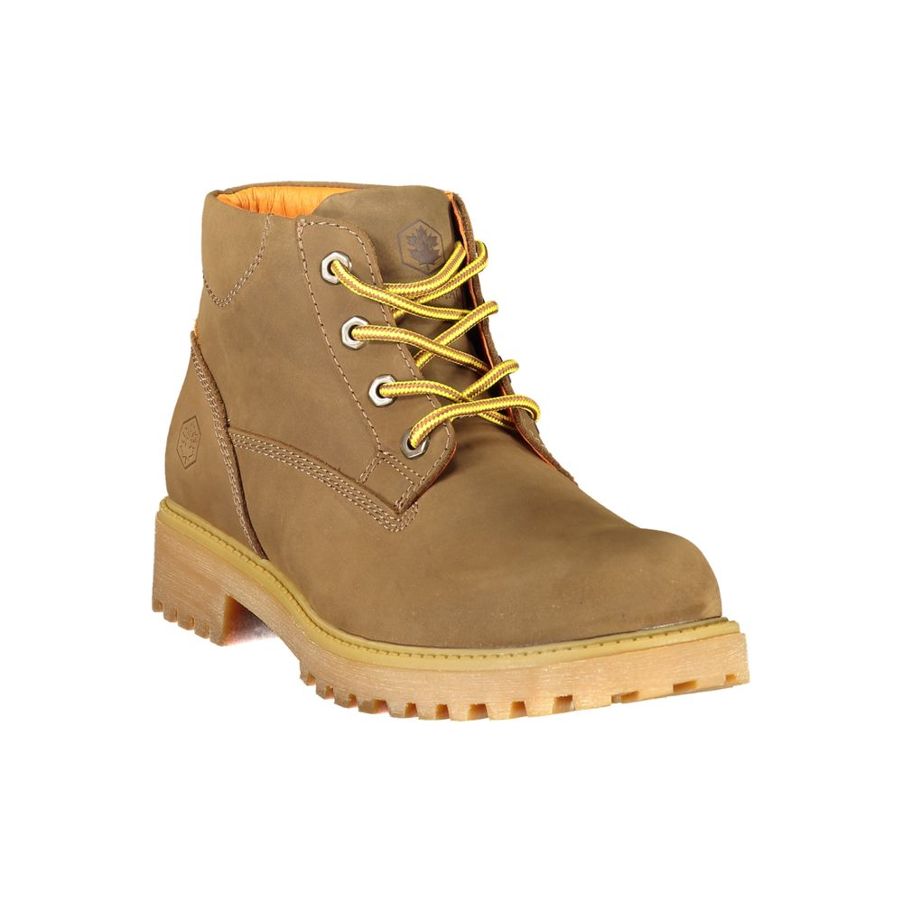Lumberjack Brown Leather Men Men's Sneaker