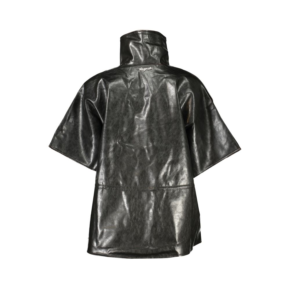 Desigual Black Polyurethane Women Women's Sweater