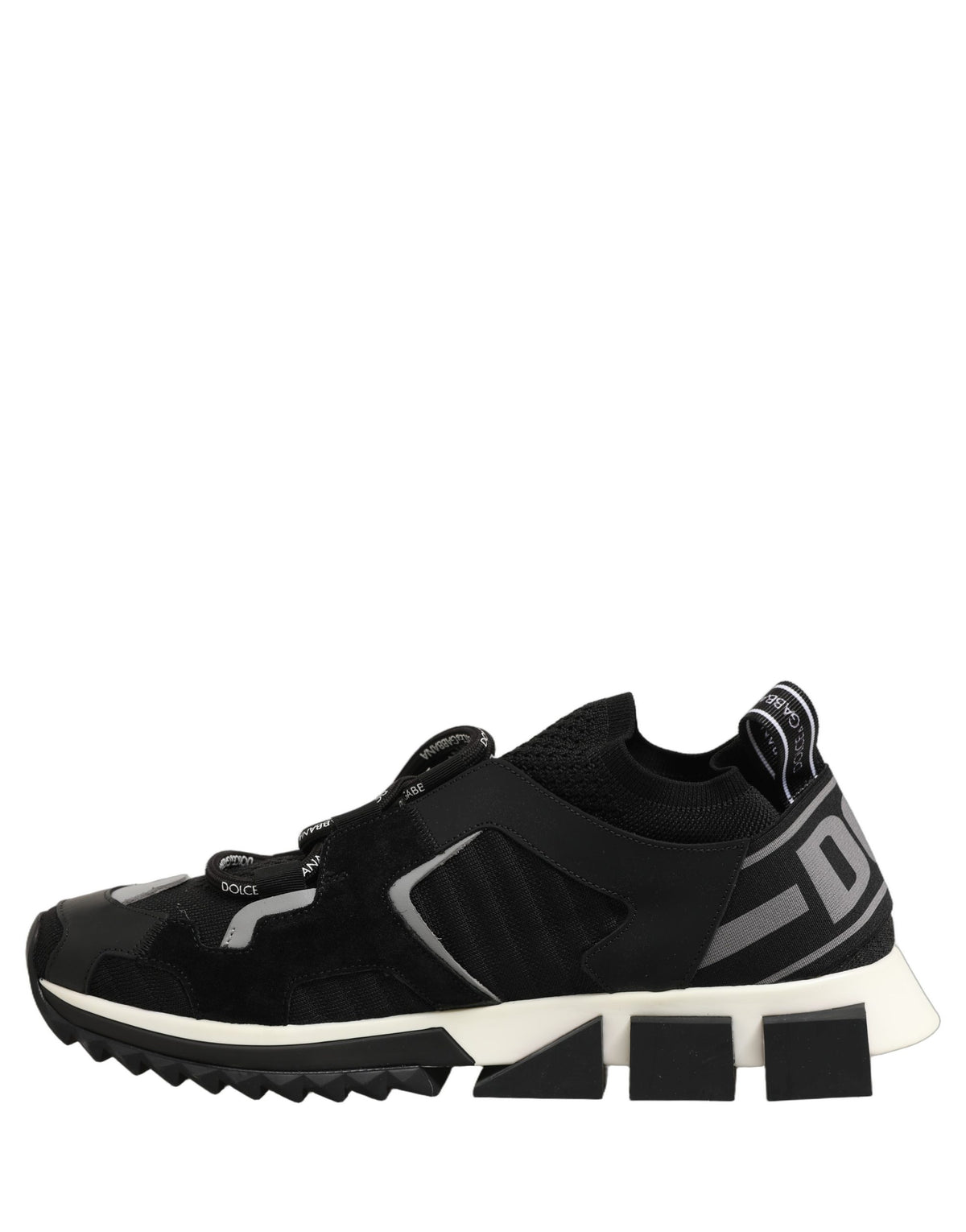 Dolce & Gabbana Black Sorrento Trekking Sneakers Men Men's Shoes