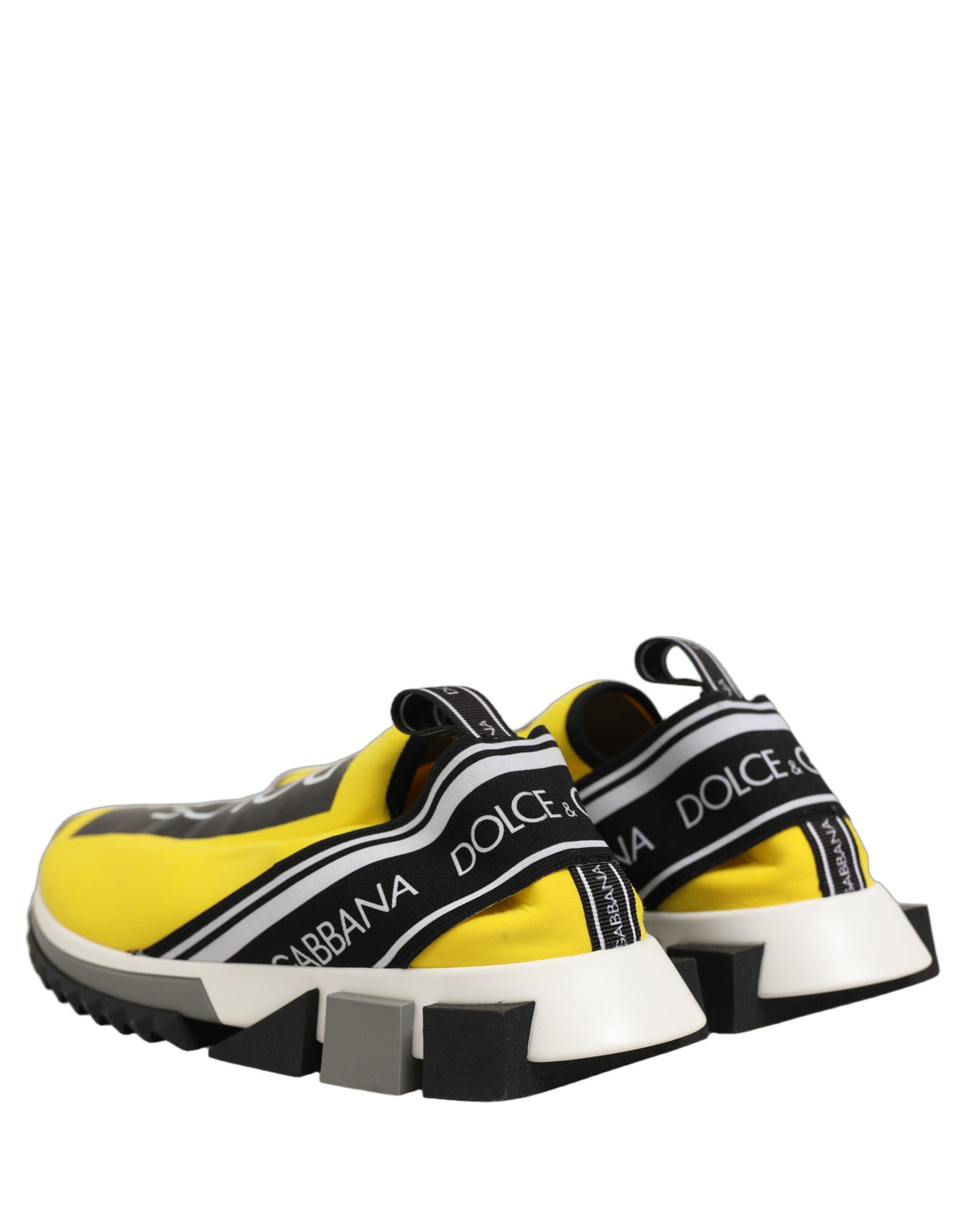 Dolce & Gabbana Yellow Sorrento Low Top Men Sneakers Men's Shoes (Pre-Owned)