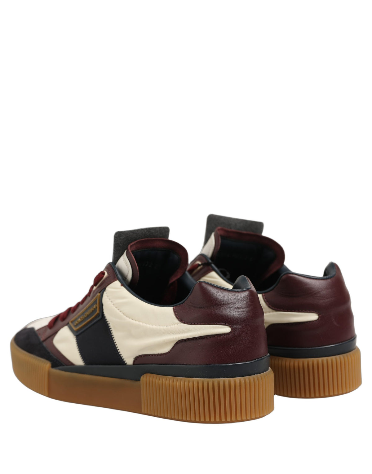 Dolce & Gabbana Multicolor Leather MIAMI Sneakers Men's Shoes