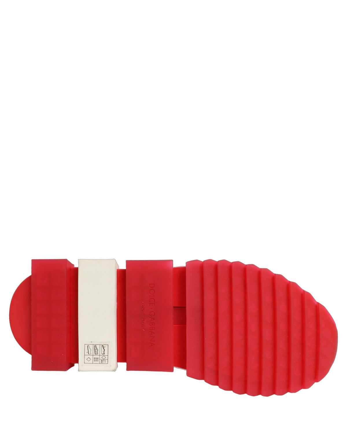 Dolce & Gabbana Red SORRENTO Sport Stretch Men Sneakers Men's Shoes
