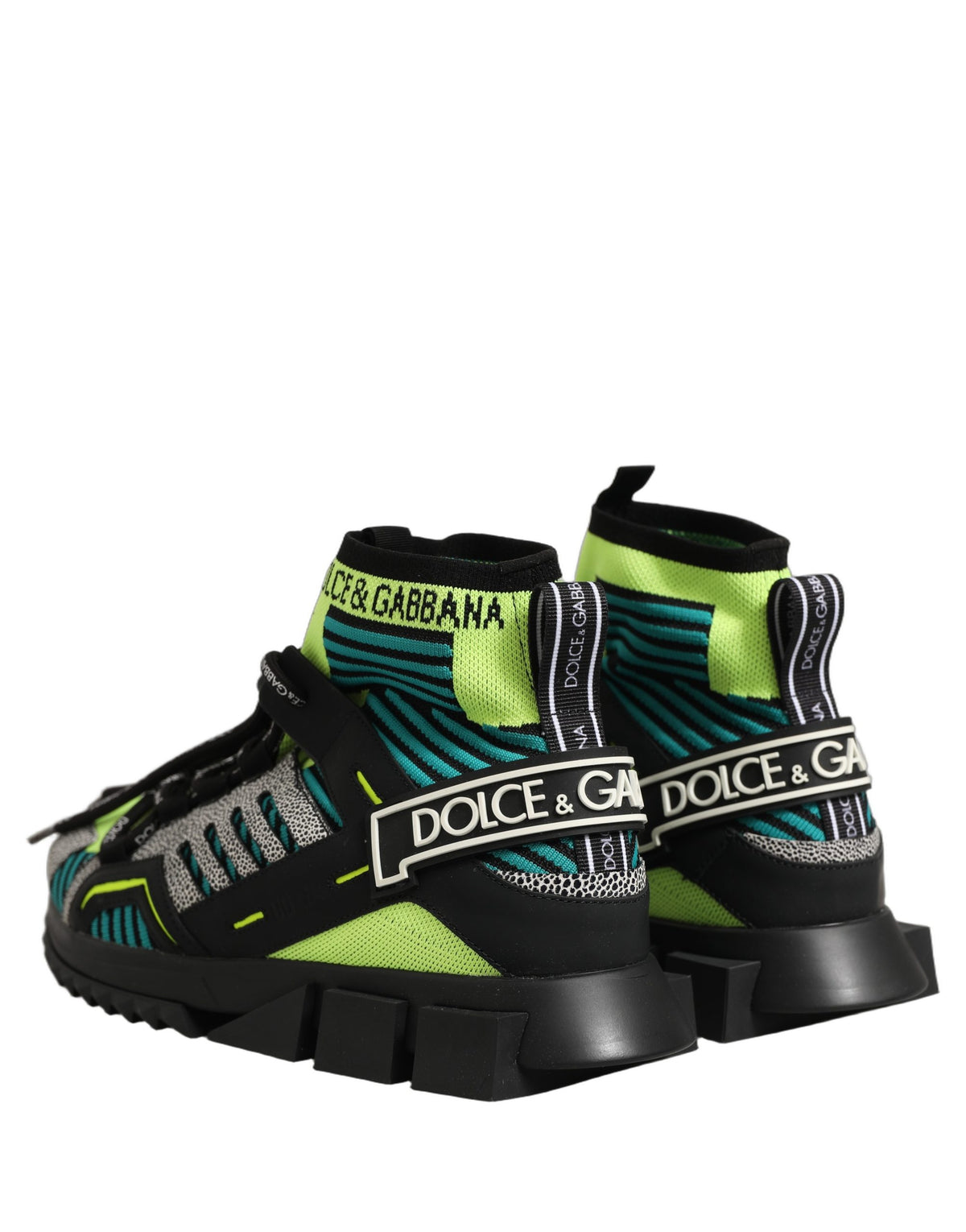 Dolce & Gabbana Multicolor Sorrento Socks Men Sneakers Men's Shoes