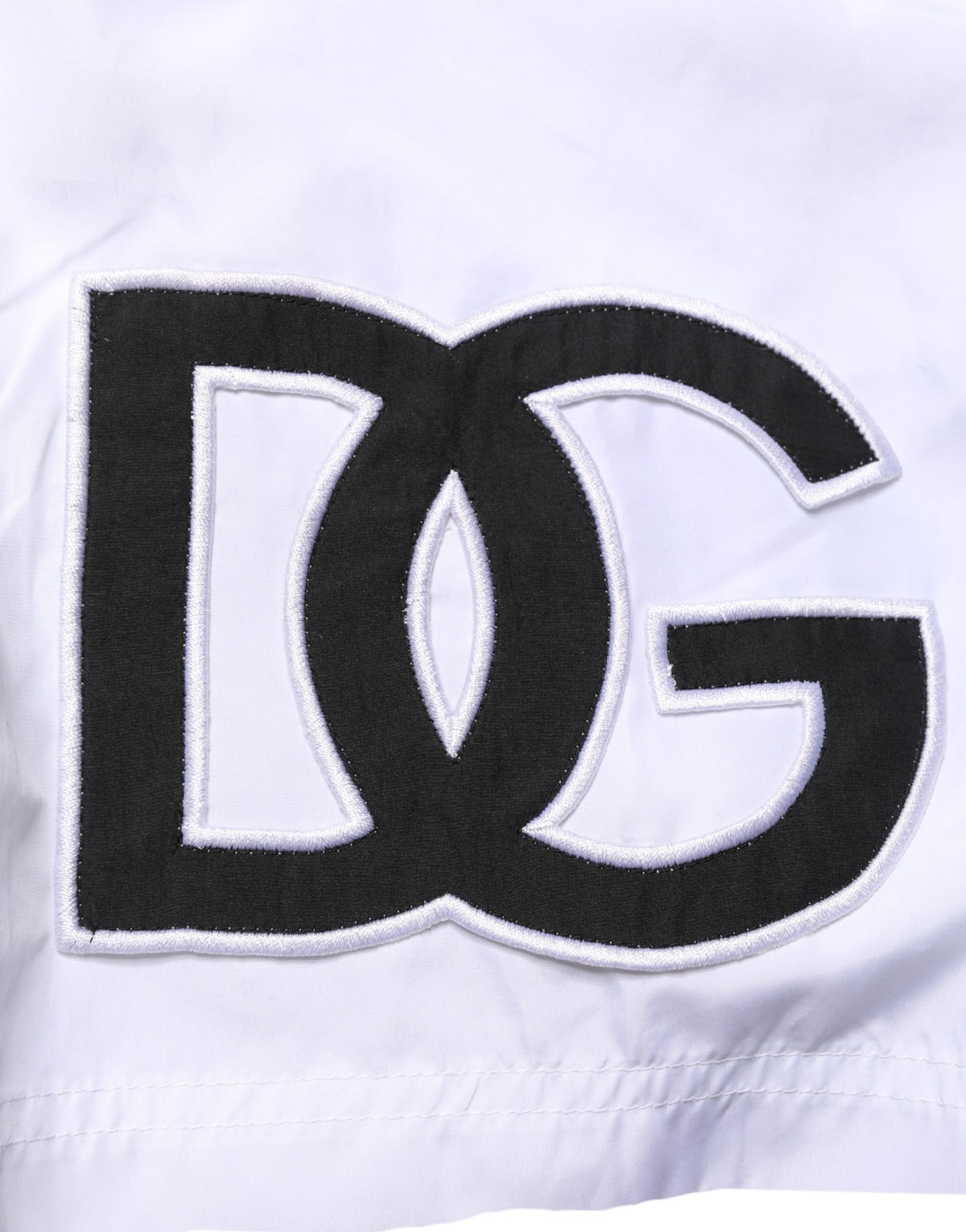 Dolce & Gabbana White DG Logo Men Drawstring Shorts Men's Swimwear