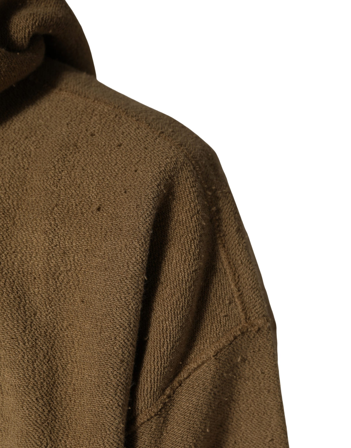Dolce & Gabbana Brown Embossed Logo Hooded Sweatshirt Men's Sweater (Pre-Owned)