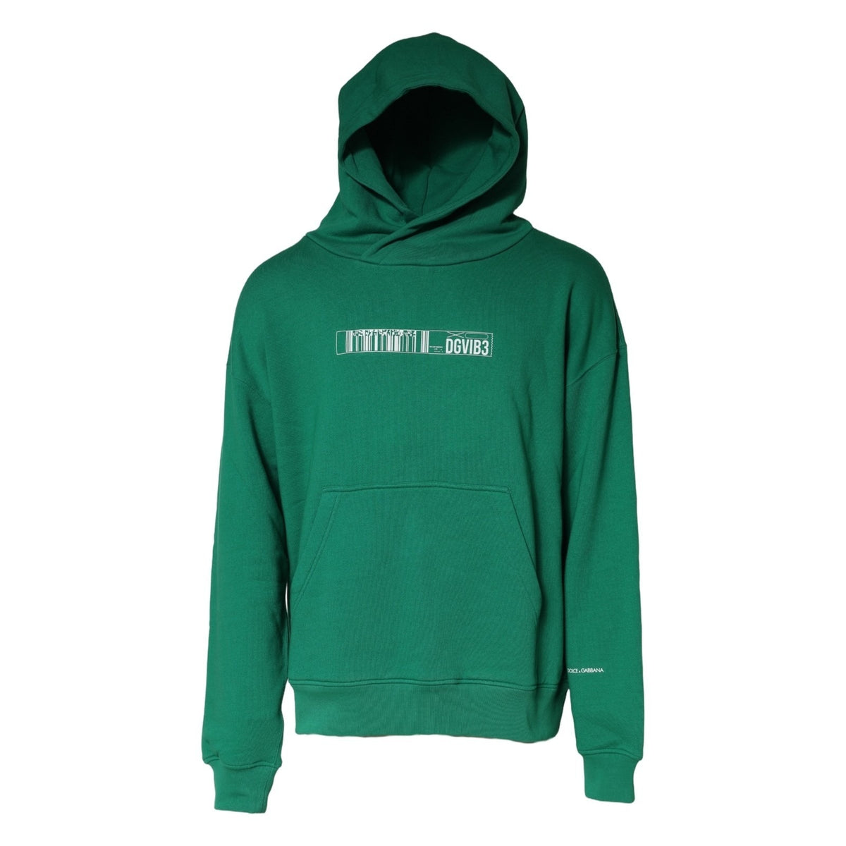 Dolce & Gabbana Green DGVIB3 Cotton Hoodie Sweatshirt Men's Sweater (Pre-Owned)