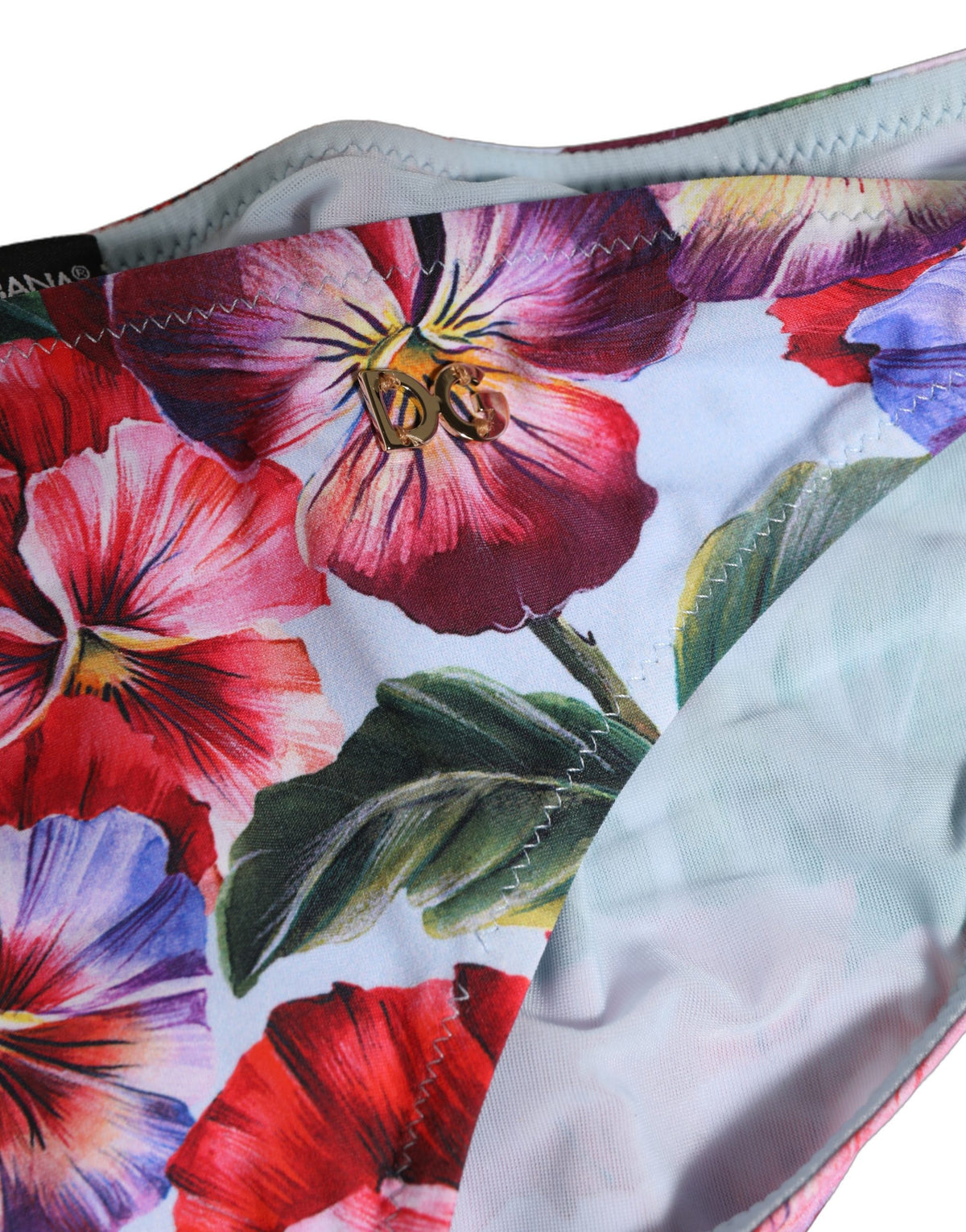 Dolce & Gabbana Multicolor Floral Swimsuit Bikini Bottom Women's Swimwear