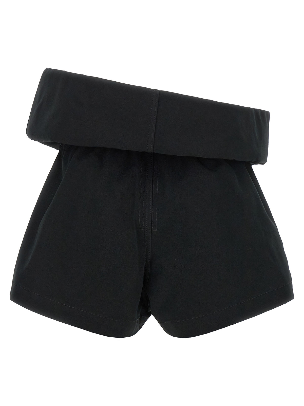 Rick Owens Black Polyester Bermuda Women's Shorts