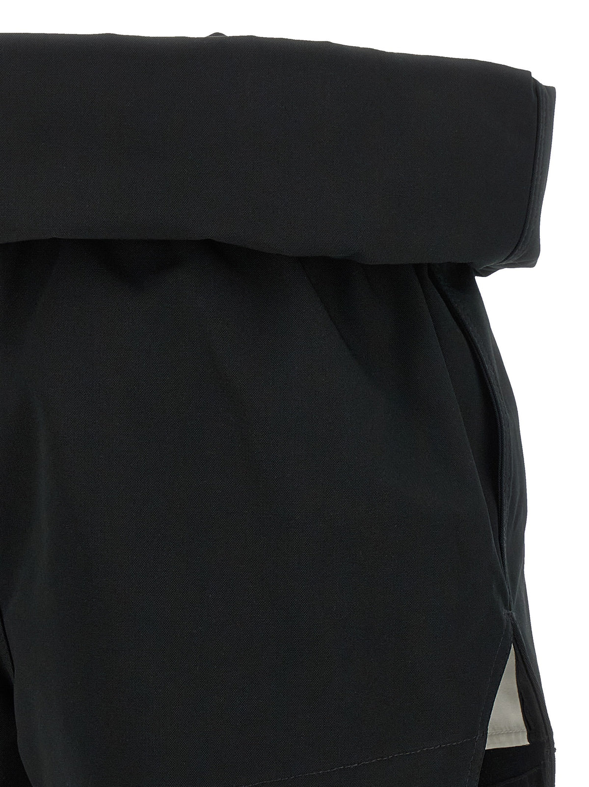 Rick Owens Black Polyester Bermuda Women's Shorts
