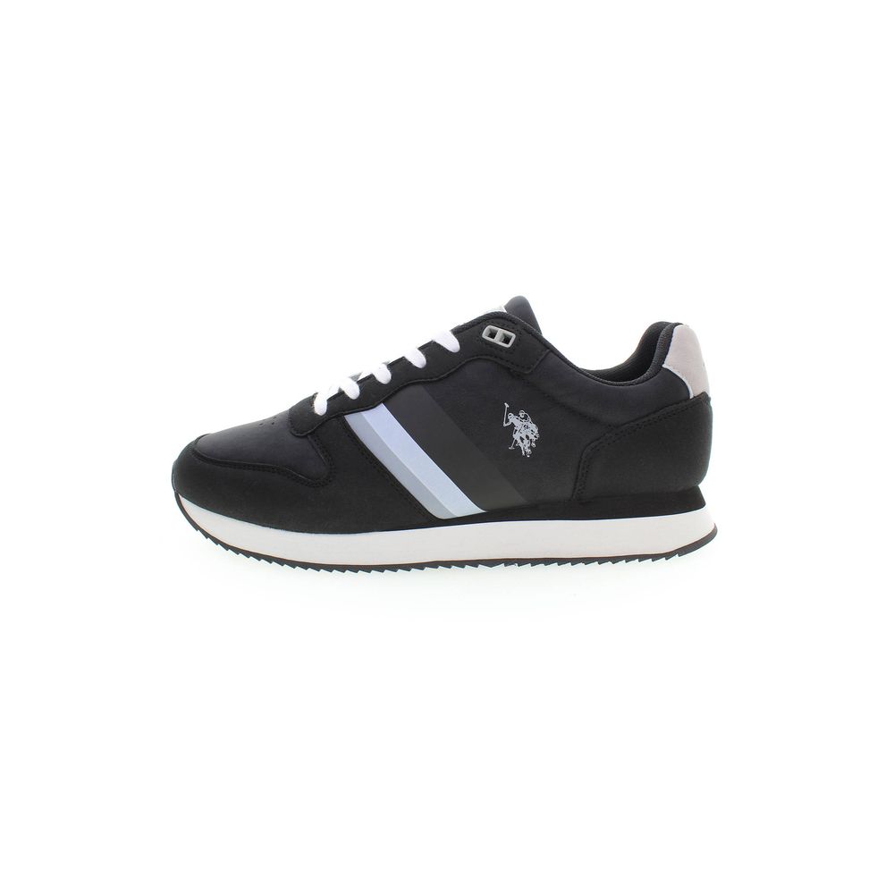 U.S. POLO ASSN. Black Polyester Men's Men's Sneakers