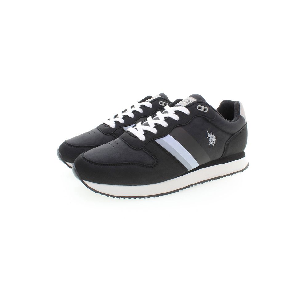 U.S. POLO ASSN. Black Polyester Men's Men's Sneakers