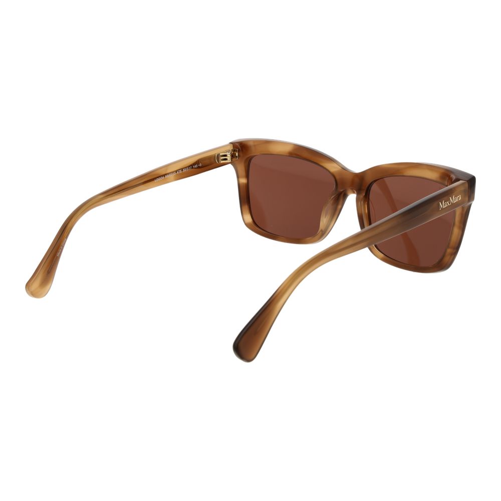 Max Mara Brown Acetate Glasses Women's (Frames)
