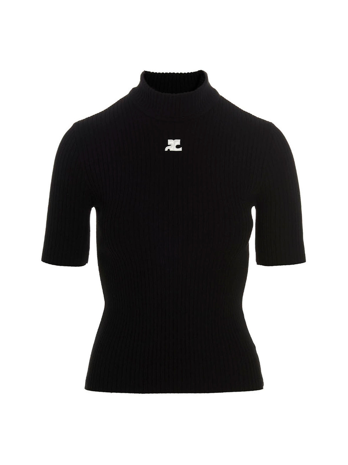 Courrèges Bicolor Viscose Women's Cardigan