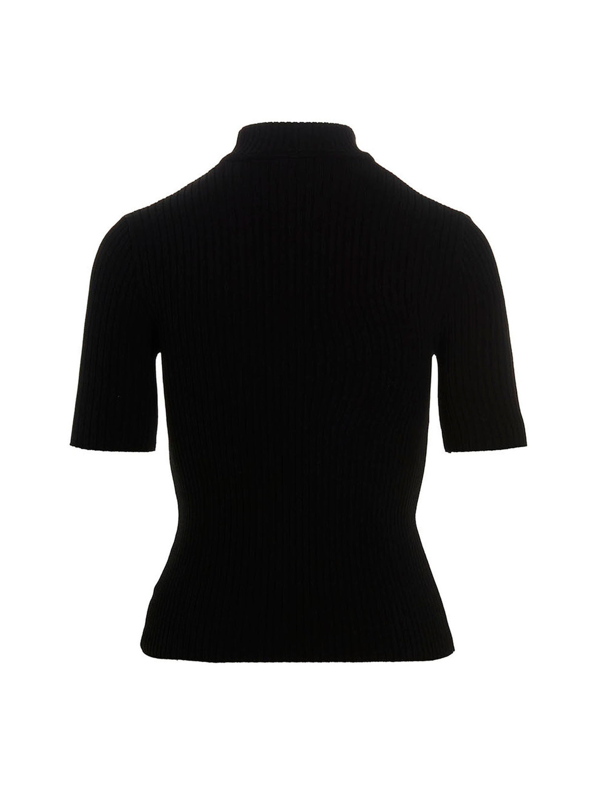 Courrèges Bicolor Viscose Women's Cardigan