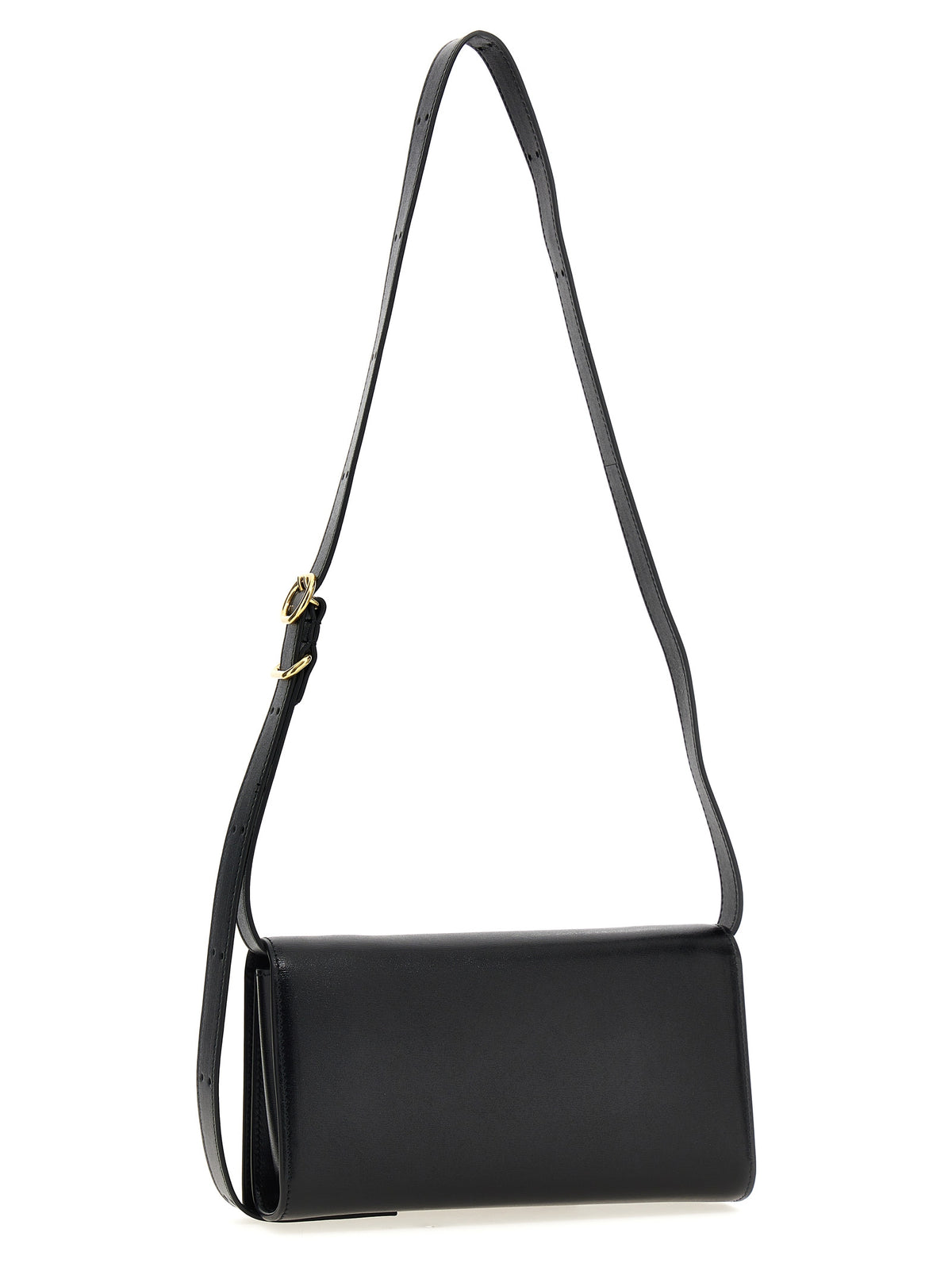 Jil Sander Black Leather Crossbody Women's Bag