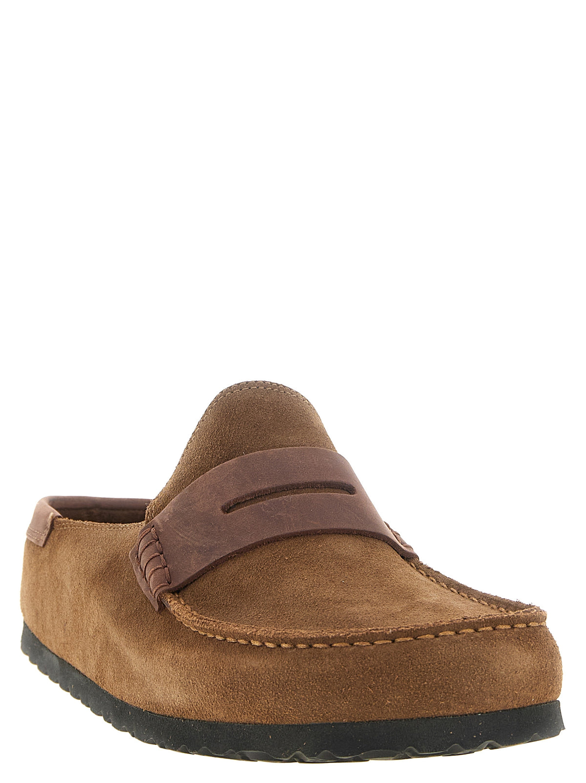 Birkenstock Brown Calfskin Men's Moccassin