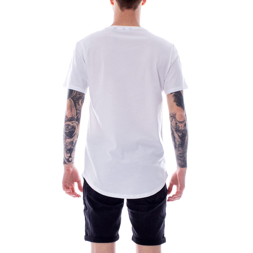 Only & Sons White Cotton Men's T-Shirt